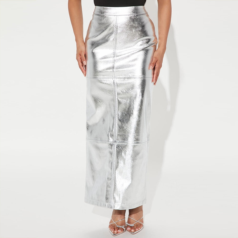 Vintage High Waist Sparkly Alloy Green Grunge Capri pants