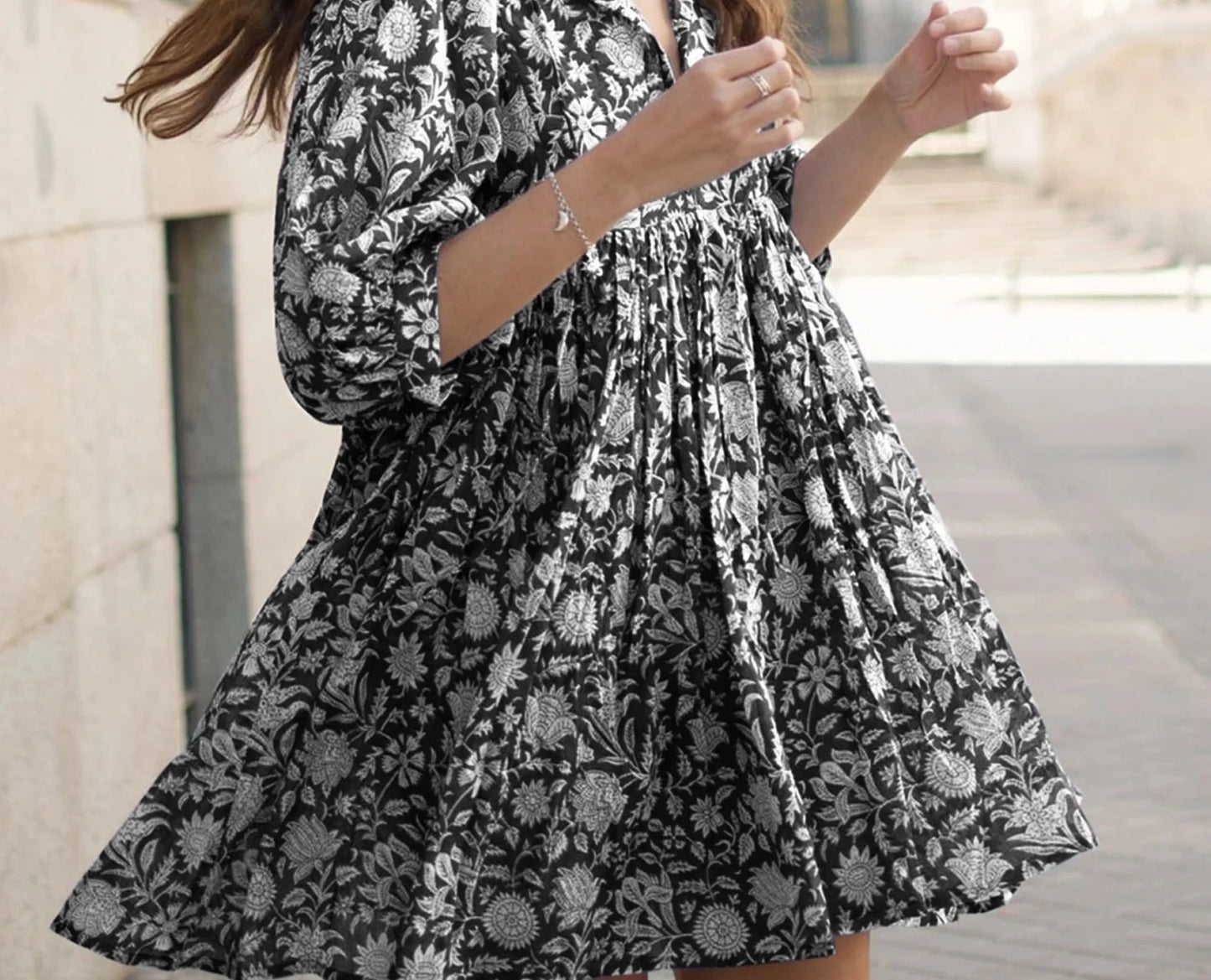 Boho Beach Nymphette Cool Print dress