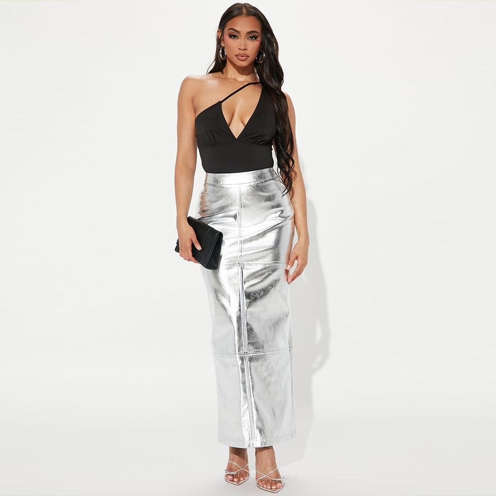 Vintage High Waist Sparkly Alloy Green Grunge Capri pants