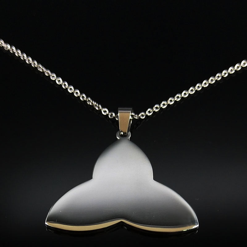 Vintage Wiccan Triple Moon Goddess Divination Bullet Proof Protection Pendant necklace