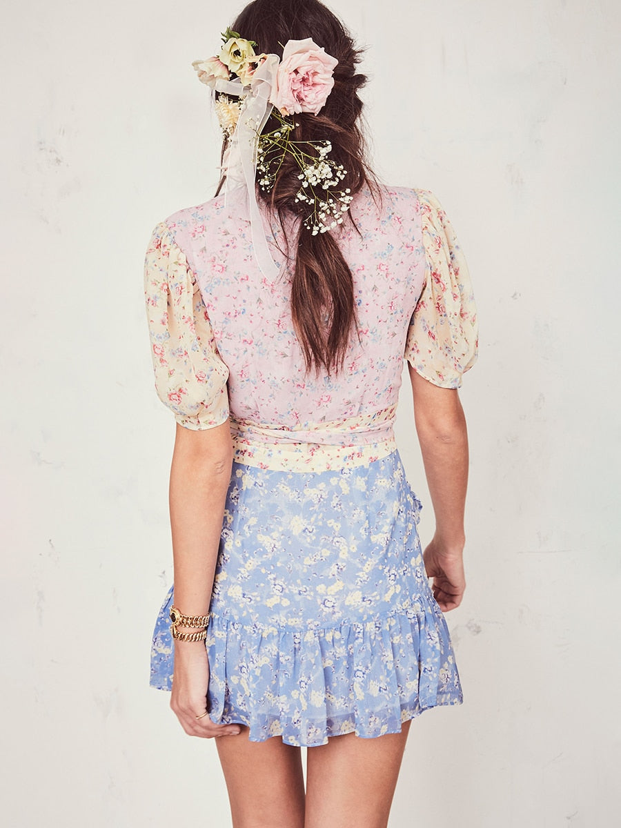 Boho Chic Puff Mama minidress