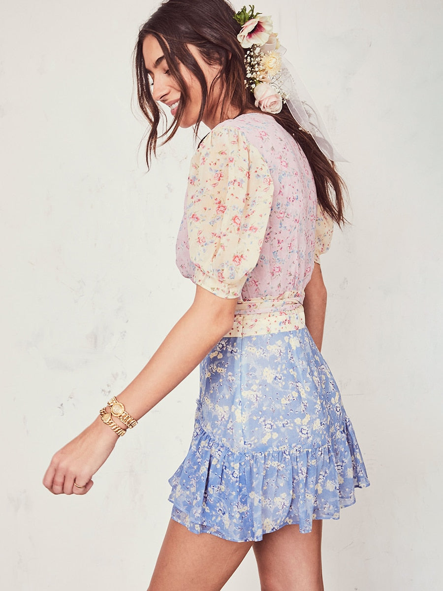 Boho Chic Puff Mama minidress