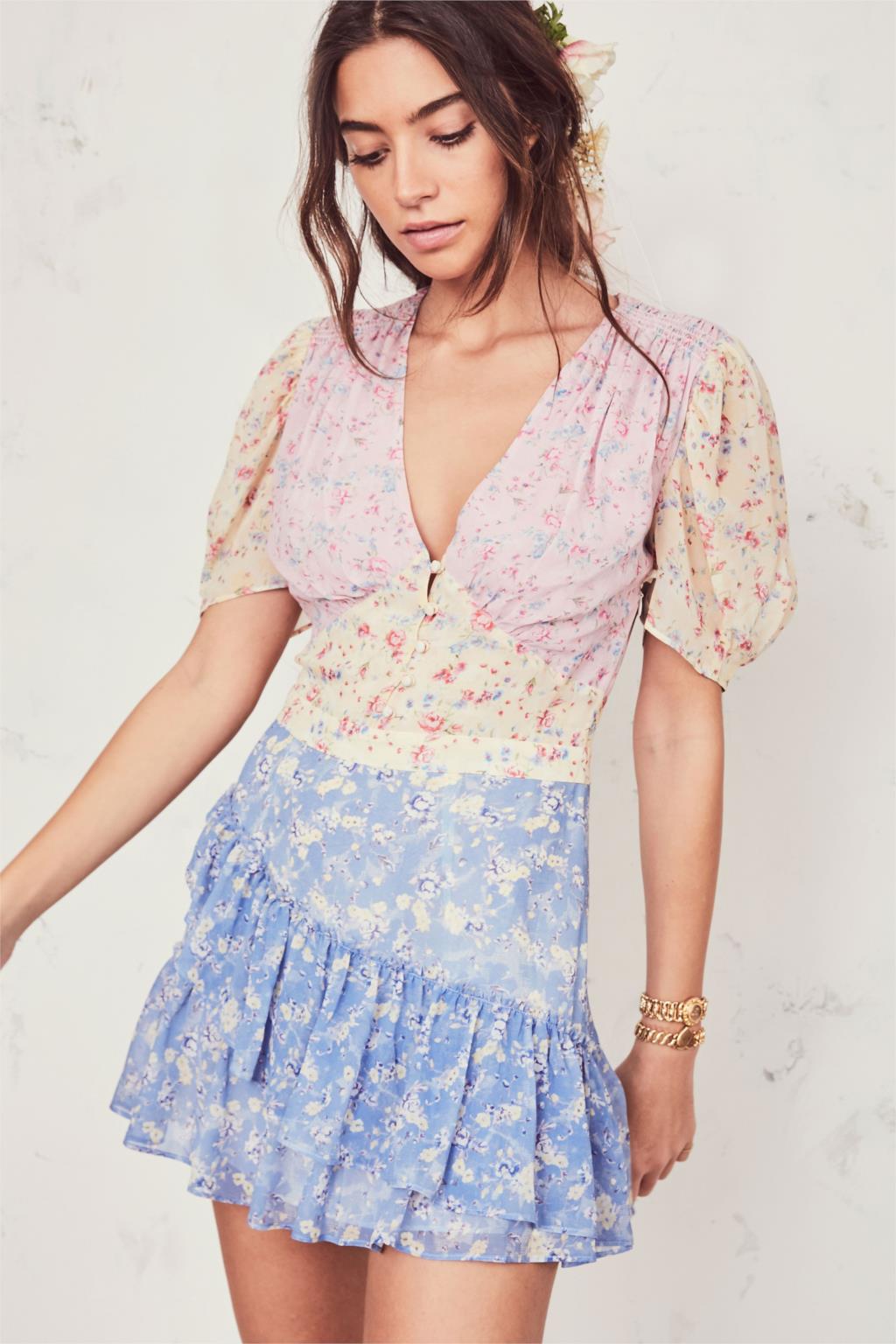 Boho Chic Puff Mama minidress