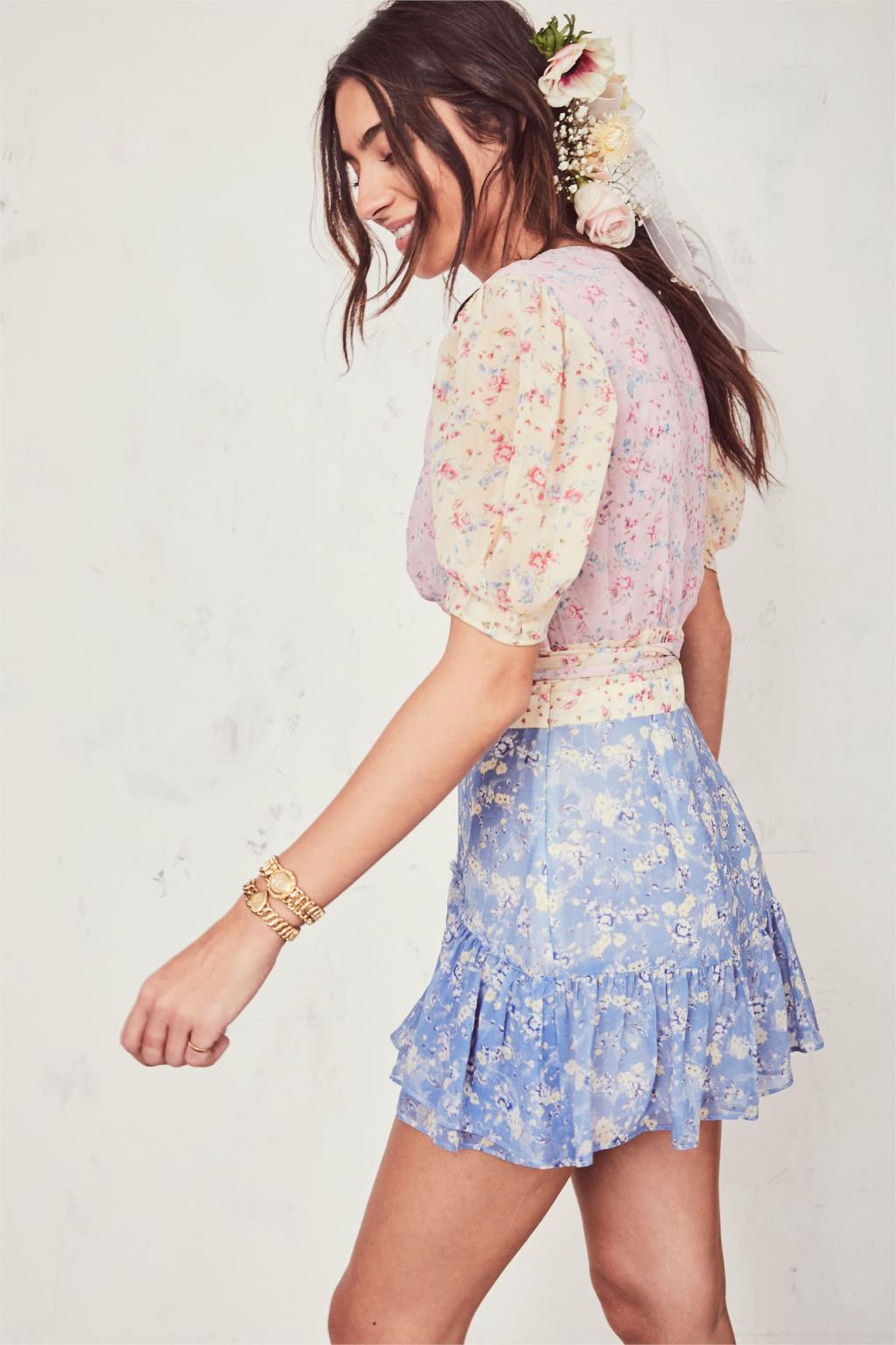 Boho Chic Puff Mama minidress