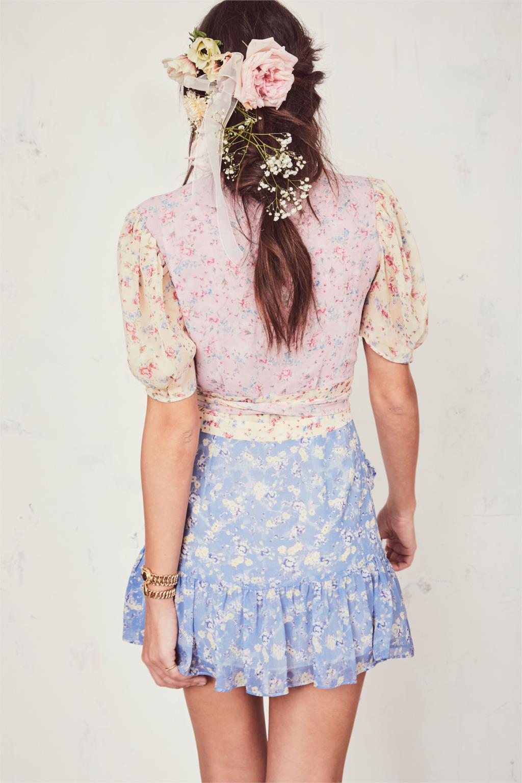 Boho Chic Puff Mama minidress