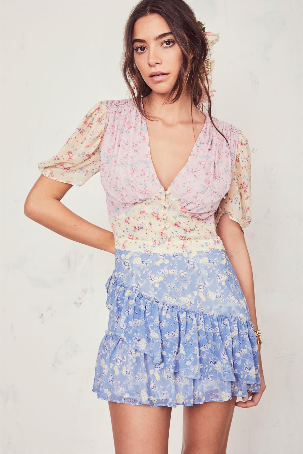 Boho Chic Puff Mama minidress