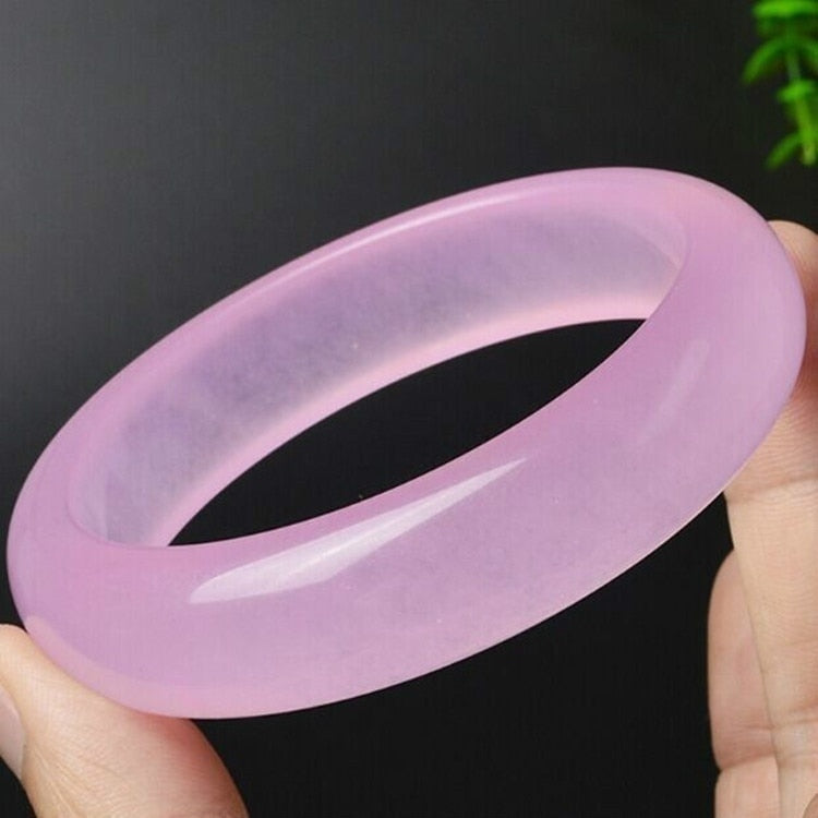 Natural Pink Jade True Love bangle