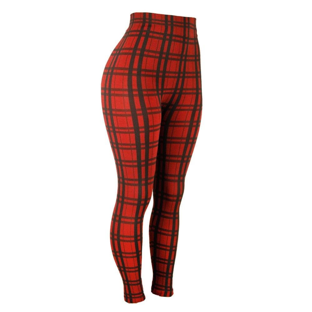 Twiggy Plaid High Waisted pants