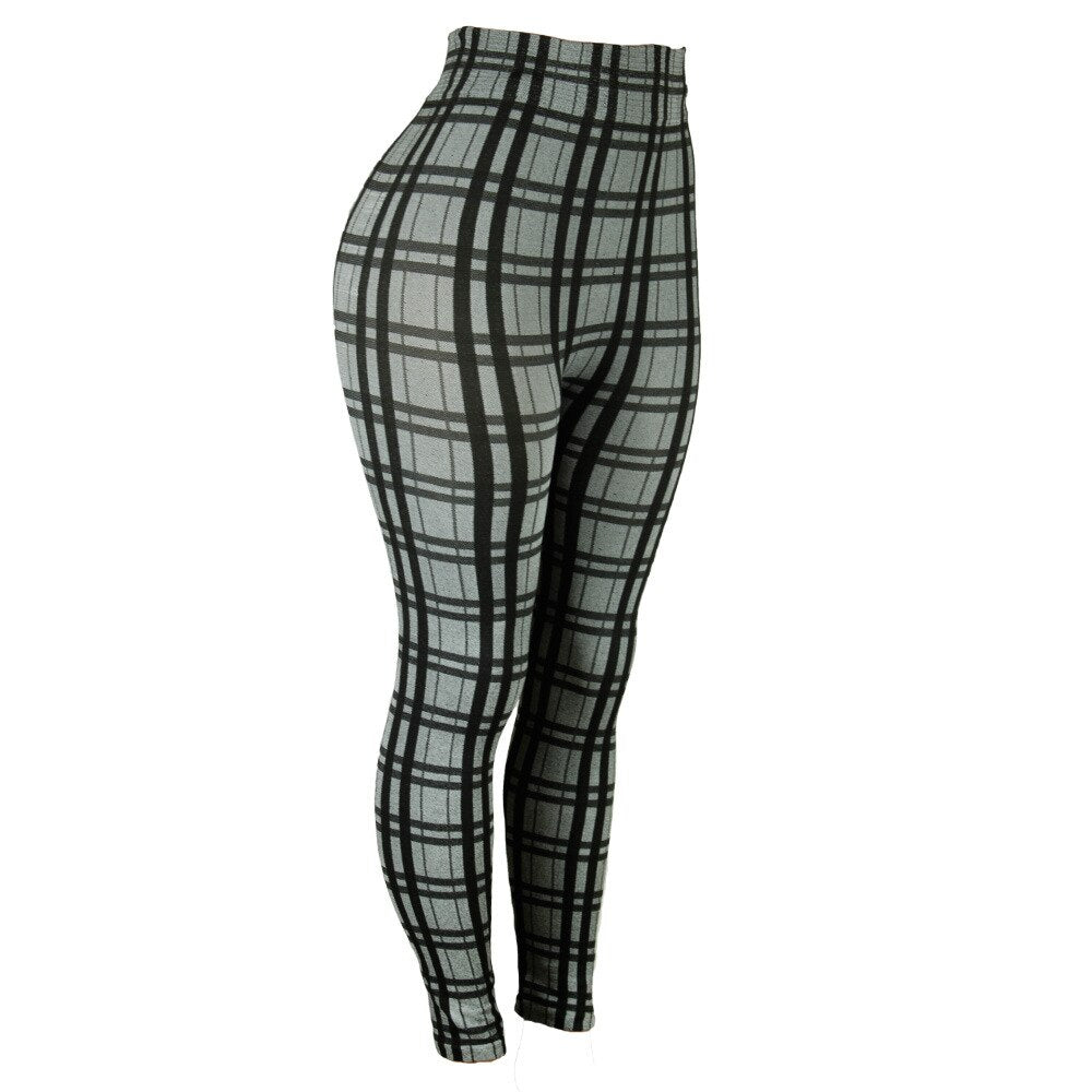 Twiggy Plaid High Waisted pants
