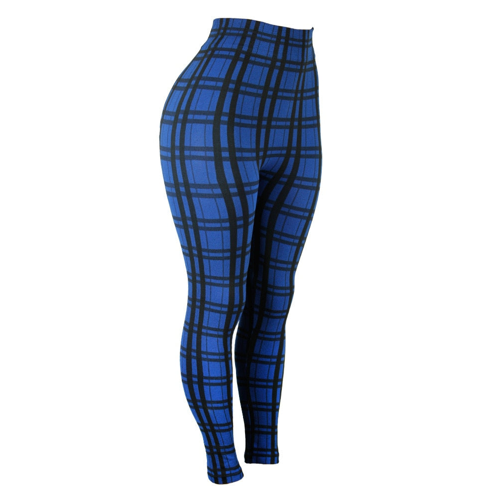Twiggy Plaid High Waisted pants