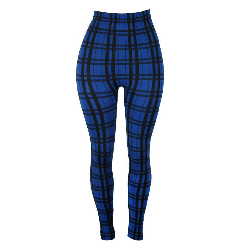 Twiggy Plaid High Waisted pants