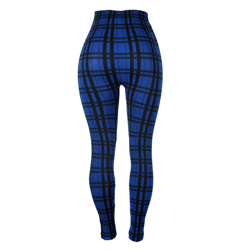 Twiggy Plaid High Waisted pants