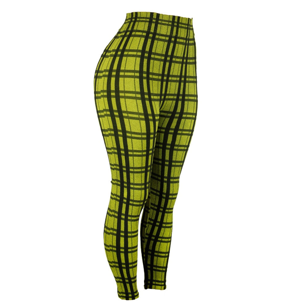 Twiggy Plaid High Waisted pants