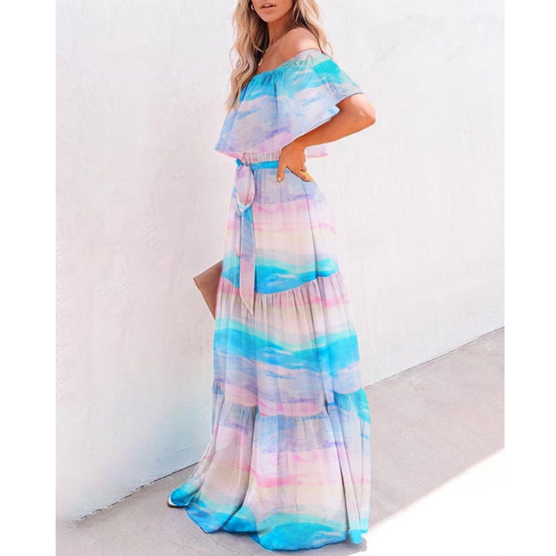 Dot to Dot Print Party dress