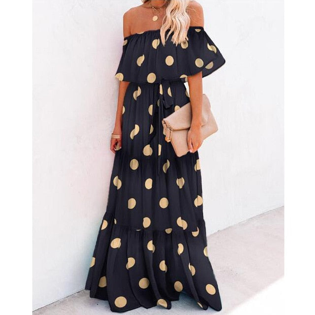 Dot to Dot Print Party dress