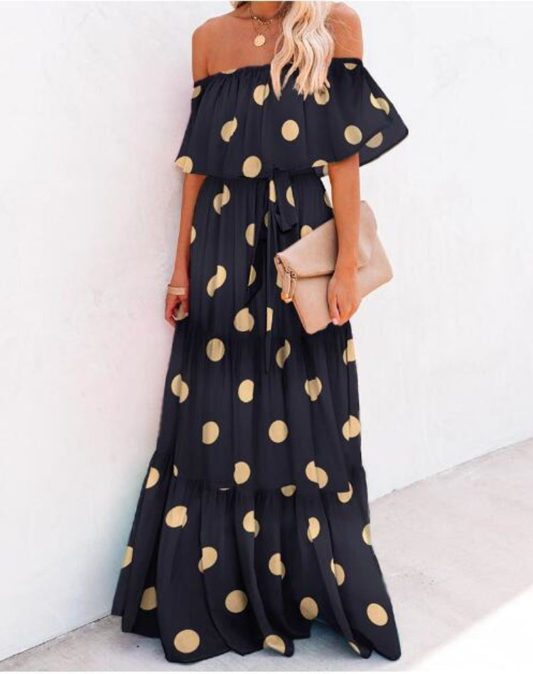 Dot to Dot Print Party dress
