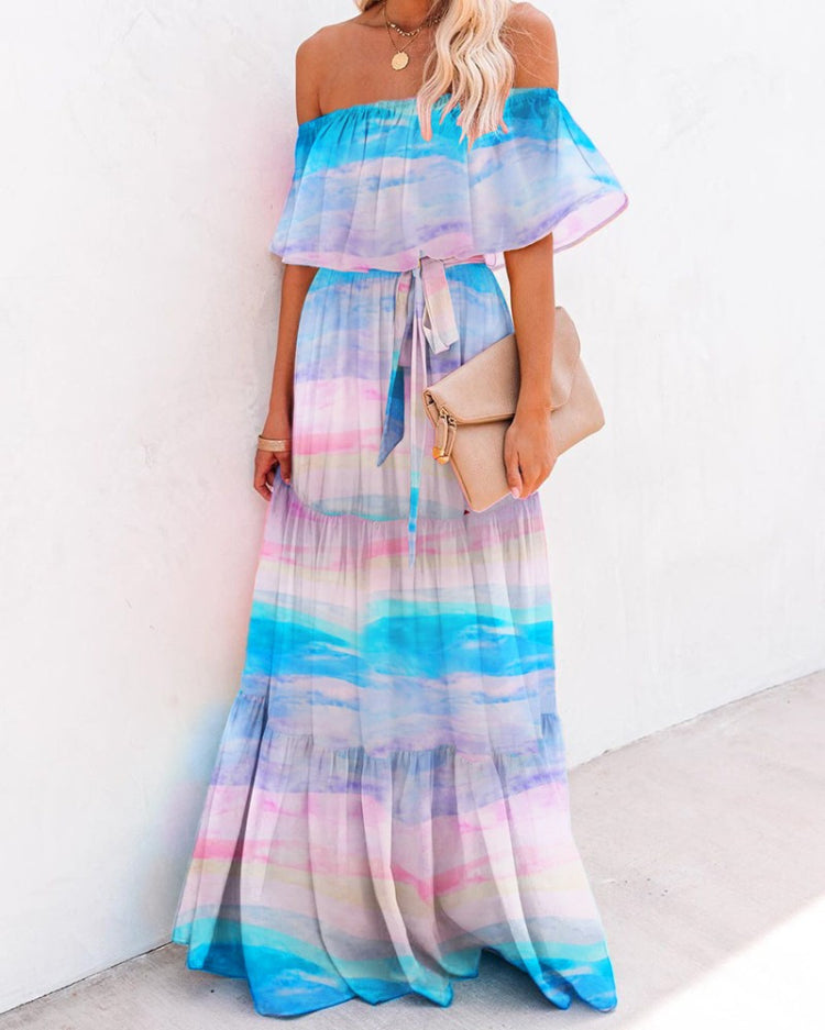 Dot to Dot Print Party dress