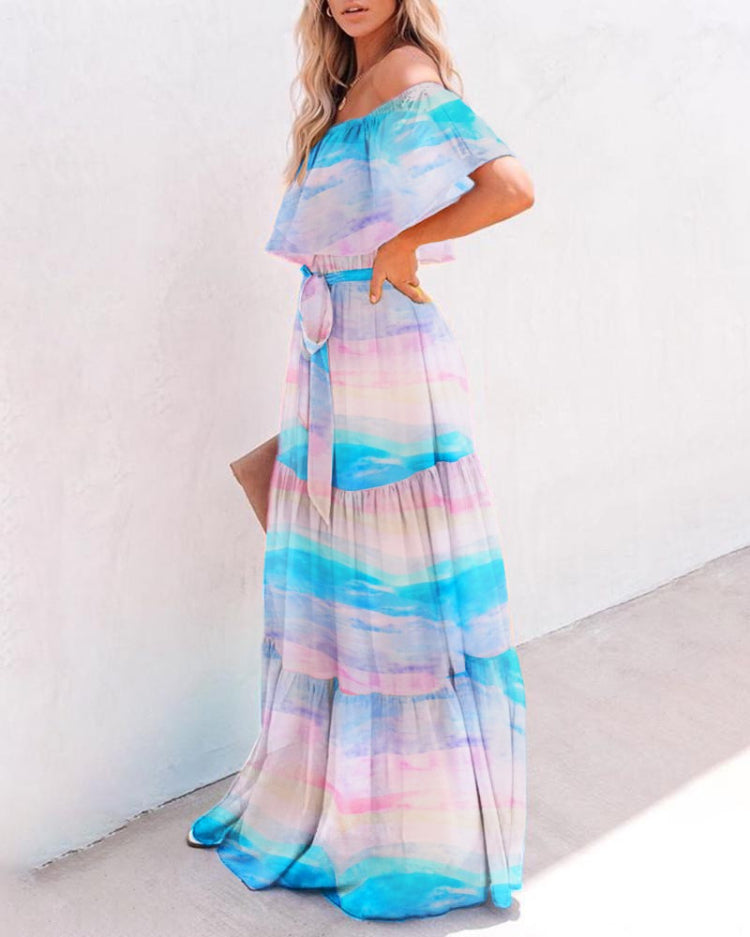 Dot to Dot Print Party dress