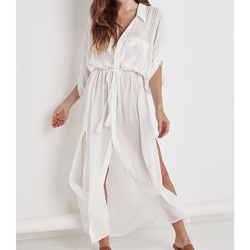 Hippie Chic Ropa de La Playa Beach Kaftan dress
