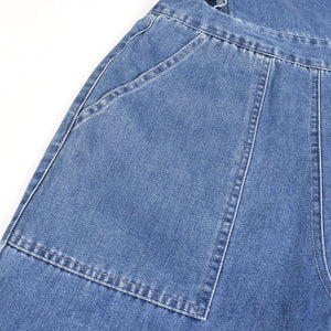 Boho Mexican Lana Del Rey, "Blue Jeans" Denim jumpsuit overalls