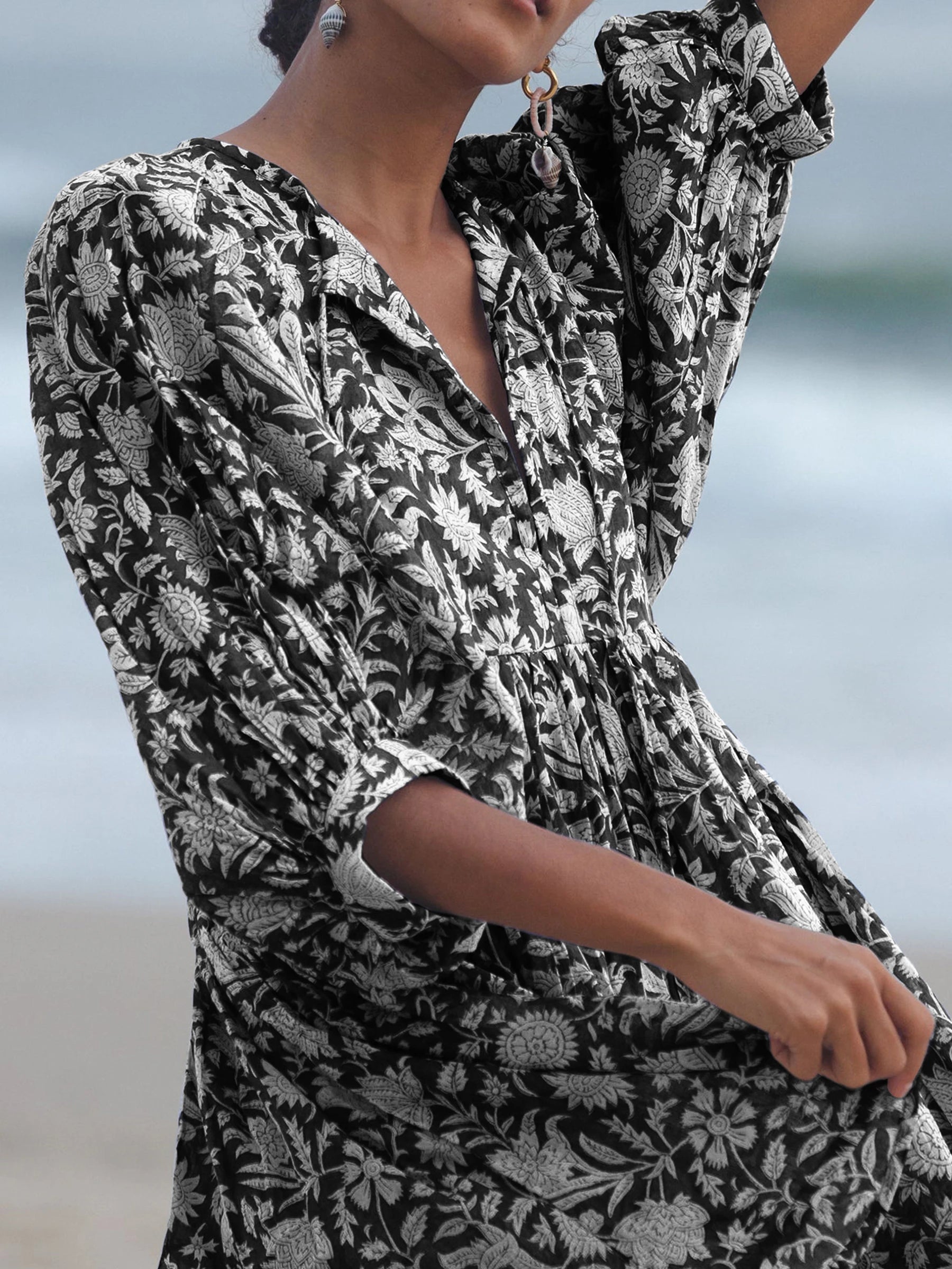 Boho Beach Nymphette  Cool Print dress