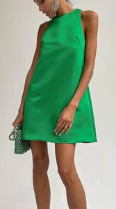 Simply Elegant Boho A-Line  Green Club dress
