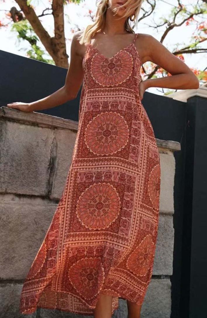 Retro Chic Mexican Cami dress