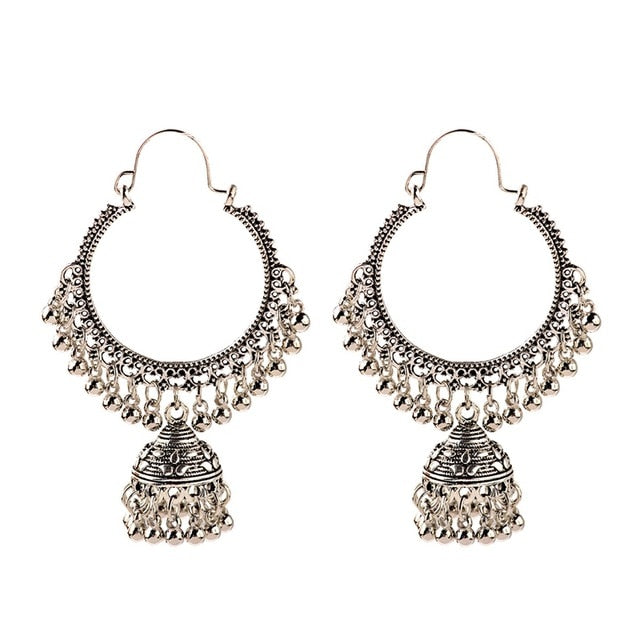 Classic Bollywood Retro Bead Junket earrings