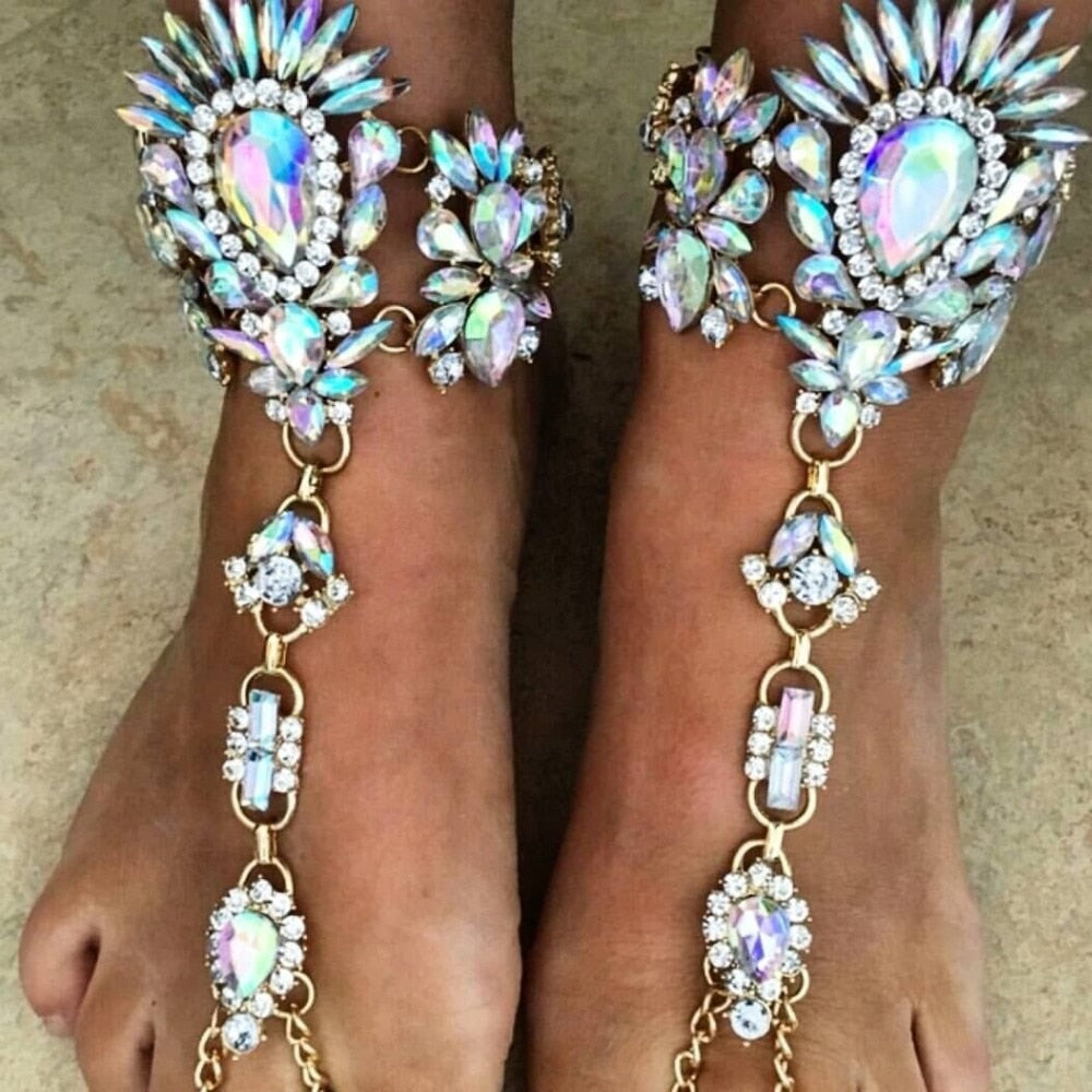 Boho Sparkler Diamond Rich anklets