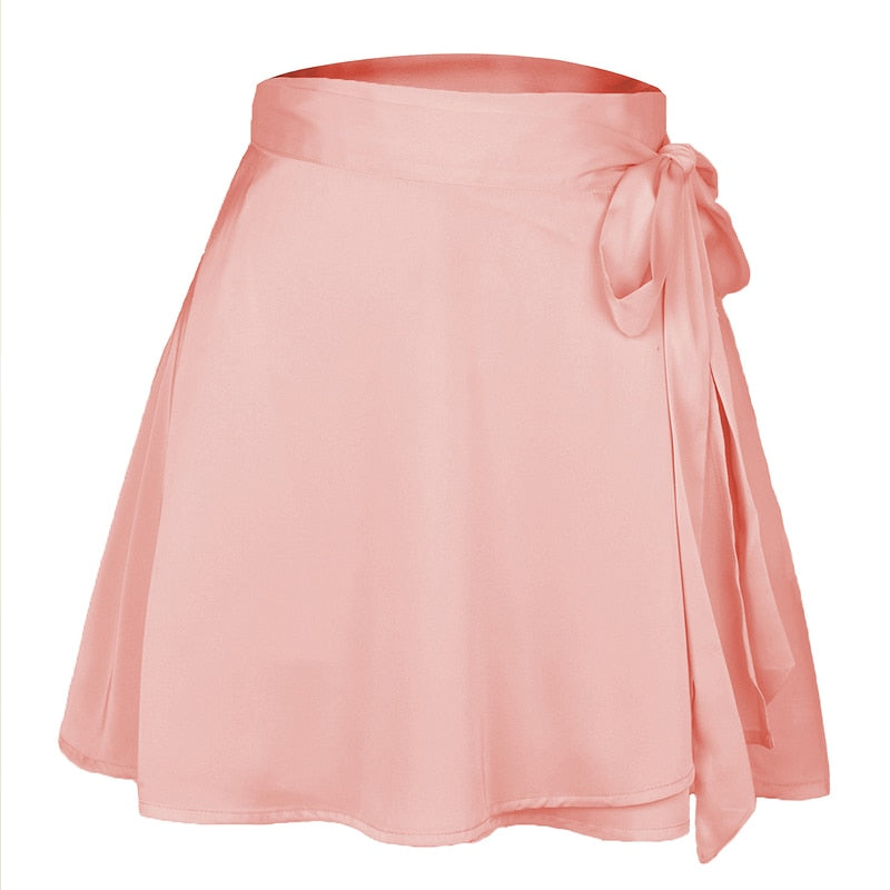 Luxury Vintage Silky Caterpillar Satin skirt