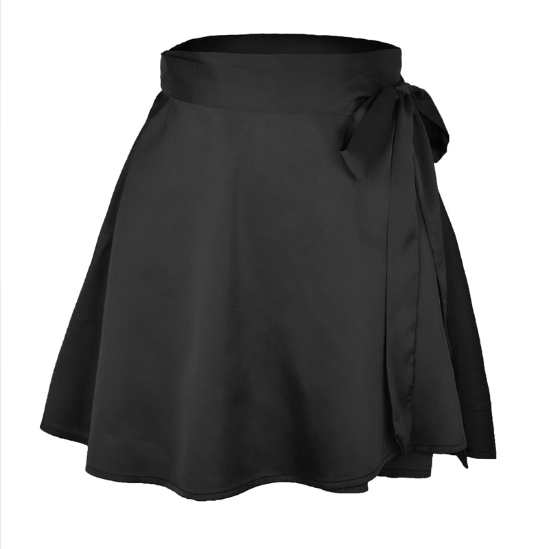 Luxury Vintage Silky Caterpillar Satin skirt